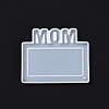 Mother's Day Theme DIY Photo Frame Silicone Molds DIY-I081-04-1
