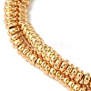 Electroplated Synthetic Non-Magnetic Hematite Beads Strands G-H020-J01-03-3