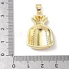 Micro Pave Clear Cubic Zirconia Pendants KK-L253-13G-4