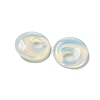 Opalite Donut/Pi Disc Charms G-G142-02V-2