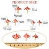 15Pcs 3 Styles Plastic Pendants KY-CJ0002-13-2