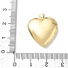 Brass Locket Pendant Cabochon Settings KK-L268-021G-01-3