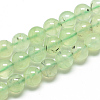 Natural Prehnite Beads Strands G-S263-4mm-04-1