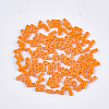 2-Hole Opaque Glass Seed Beads SEED-S023-21A-01-1