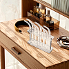 Transparent Acrylic Earring Try-On Stick Organizer Stands EDIS-WH0030-35-6
