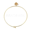 Brass with ABS Imitation Pearl Charm Necklace BJEW-Q350-05C-G-3