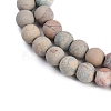 Natural Aqua Terra Jasper Beads Strands G-N0128-48F-8mm-5