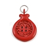 Button 304 Stainless Steel Enamel Pendants SA-CBAE390-01B-1