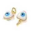 Brass Enamel Charms KK-S518-03H-G-2