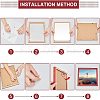 Wood Picture Frame DIY-WH0162-11C-4