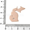 Ion Plating(IP) 304 Stainless Steel Pendants STAS-T038-84RG-3