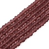 Transparent Glass Beads Strands EGLA-A044-T1mm-MD13-1