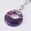 Natural Agate Keychain KEYC-P041-D09-3