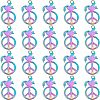 20Pcs Rainbow Color Alloy Pendants FIND-FH0003-56-1