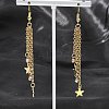 Tassel Dangle Earrings X-EJEW-JE04024-5