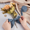 10 Yards Burlap Frayed Ribbon OCOR-WH0093-09A-3