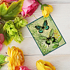 4Pcs Butterfly Carbon Steel Cutting Dies Stencils with PET Hollow Out Drawing Painting Stencils Sets & 1Pc PVC Plastic Stamps DIY-GL0004-149-6