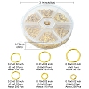 1 Box Iron Open Jump Rings Set IFIN-YW0001-44G-4