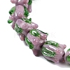 Handmade Lampwork Beads Strands LAMP-P066-01-3