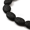Dyed Natural Lava Rock Beads Strands G-A264-A02-01B-3