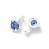 Brass Micro Pave Cubic Zirconia Pendants KK-Z139-04S-3