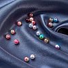 Rainbow ABS Plastic Imitation Pearl Beads OACR-YW0001-02B-5