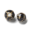 Vintage Porcelain Pumpkin Beads PORC-L080-A01-2