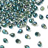 50Pcs Electroplate Glass Beads EGLA-YW0005-40B-1