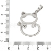 Brass Pendant Cabochon Settings KK-S521-17F-P-3