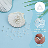 100Pcs Brass Beads KK-FI0001-04S-5