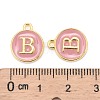 Golden Plated Alloy Enamel Charms X-ENAM-S118-07B-3
