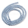 Natural Angelite Beads Strands X-G-G161-A05-05-3