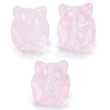 Transparent Spray Paint Glass Beads LS-X1-GLAA-H035-01D-1