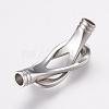 Tarnish Resistant 304 Stainless Steel Magnetic Clasps with Glue-in Ends X-STAS-L189-14P-2