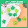 10Pcs 2 Colors Maple Leaf Silicone Beads JX708A-4