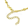 304 Stainless Steel Cross Link Chains Bracelet Making AJEW-TA00006-3