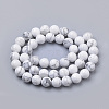 Natural Howlite Beads Strands X-G-S259-47-6mm-2