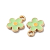 Alloy Enamel Charms ENAM-D043-02G-06-2