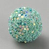 Opaque Acrylic Beads MACR-WH0010-12K-1