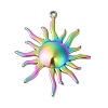 Ion Plating(IP) 304 Stainless Steel Pendants STAS-L268-026MC-1
