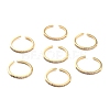 Clear Cubic Zirconia Open Cuff Ring for Women RJEW-C018-21G-2