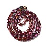Electroplate Glass Beads Strands X-EGLA-F150-FP01-2
