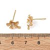 SHEGRACE Brass Micro Pave Cubic Zirconia Earring Stud Earring Findings XGRQ6M743-909G-3