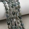 Natural Moss Agate Beads Strands G-H349-A01-22-1