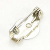 Iron Round Pin Backs X-IFIN-E711-N-3