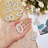 Adhesive Bandage Embroidery Cloth with Resin Imitation Pearl Iron On/Sew On Patches DIY-WH0589-68-3