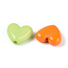 Opaque Acrylic Beads OACR-Q197-09-2
