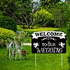 Plastic Yard Signs Display Decorations DIY-WH0248-006-6