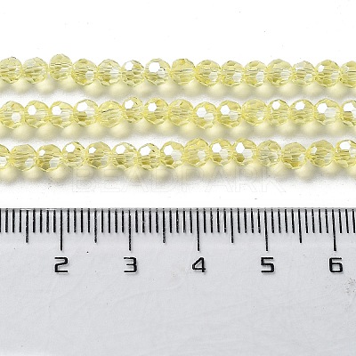 Electroplate Glass Bead Strands EGLA-R015-4mm-26-1