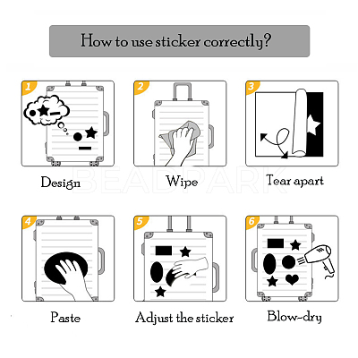 Colorful Cartoon Stickers X-DIY-A025-09-1